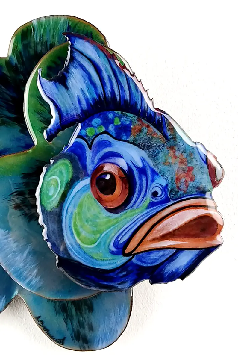 émaux 3D, émaux sur cuivre, tableaux, sculpture, alvin 3D